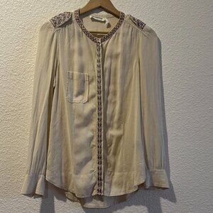 ISABEL MARANT ETOILE embroidered Blouse size 40